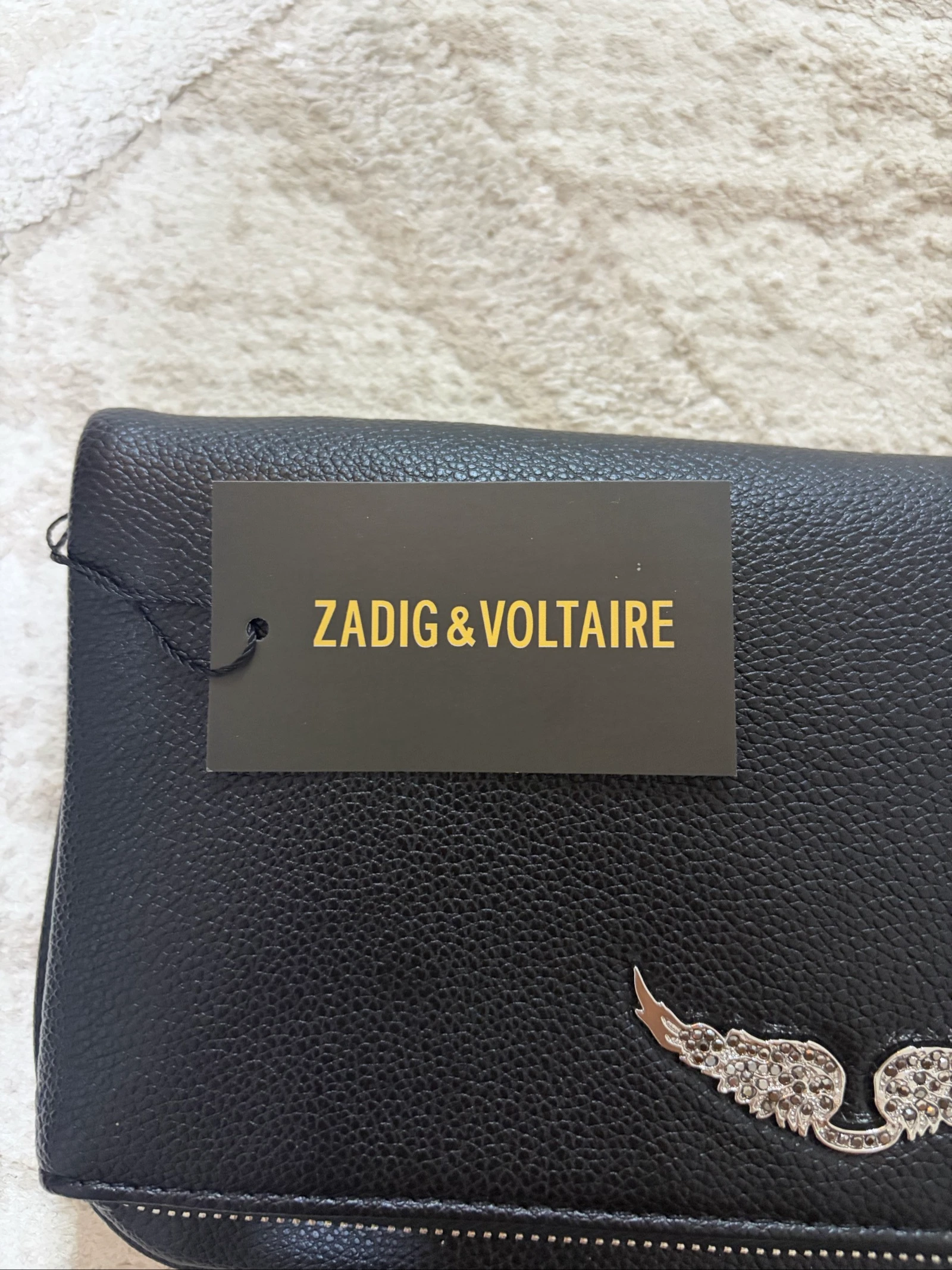 Zadig et Voltaire Rock Clutch Black – photo 5